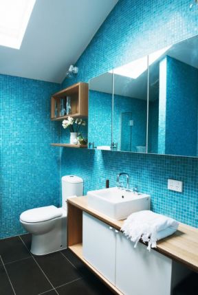 现代家庭浴室马赛克效果图一览