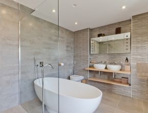 浴室背景墙马赛克瓷砖设计效果图