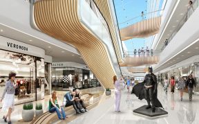 2023大型时尚商场中庭装修设计效果图