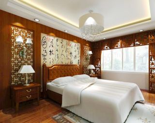 2023新中式古典卧室装修设计图