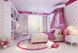 2023古典粉色卧室装修设计