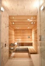 别墅长方形浴室桑拿房设计