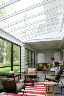 小花园玻璃房顶图片