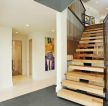 2023现代家居别墅木结构楼梯设计