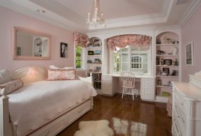 家具书架 2020女生卧室装饰图片