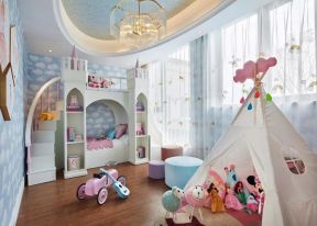 40坪儿童卧室玩具房图片