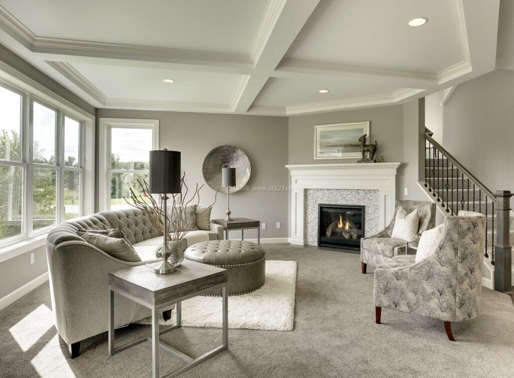 家装效果图 欧式 简欧式风格别墅半圆形沙发图片欣赏2021 提供者
