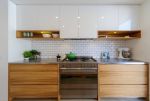 现代温馨厨房3米橱柜设计图