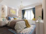时尚欧式卧室短窗帘设计效果图
