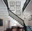法式风情别墅地下室楼梯装修效果图片