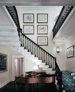 法式风情别墅地下室楼梯装修效果图片