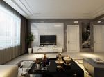 2023现代家庭客厅瓷砖电视墙装修设计图