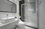 2023现代家庭卫生间浴室玻璃隔断效果图片