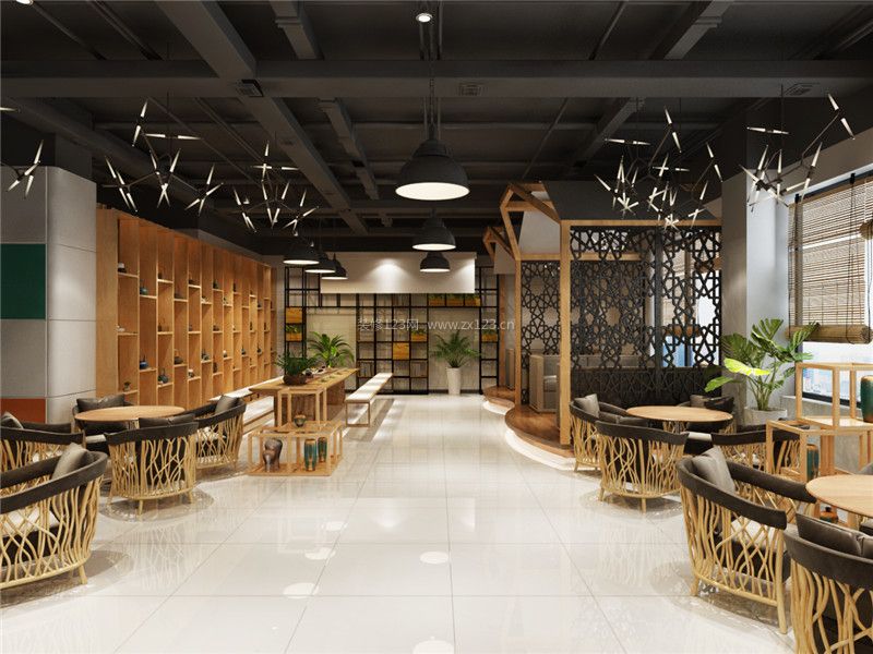 2023現(xiàn)代辦公室休息區(qū)裝飾設(shè)計(jì)效果圖