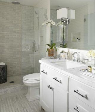 小浴室镜前灯白色图片设计欣赏