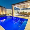 现代私人别墅室外游泳池图片2023