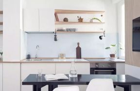 35平小户型开放式厨房装修设计图