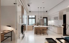 50平米一居室开放式厨房设计
