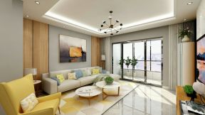 2020现代北欧装修效果图 客厅沙发颜色搭配