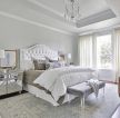 白色欧式家具卧室床图片