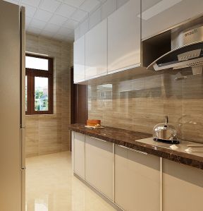 2023简现代厨房橱柜石英石台面装修效果图
