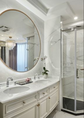 2023现代卫生间高档浴室柜装修图片