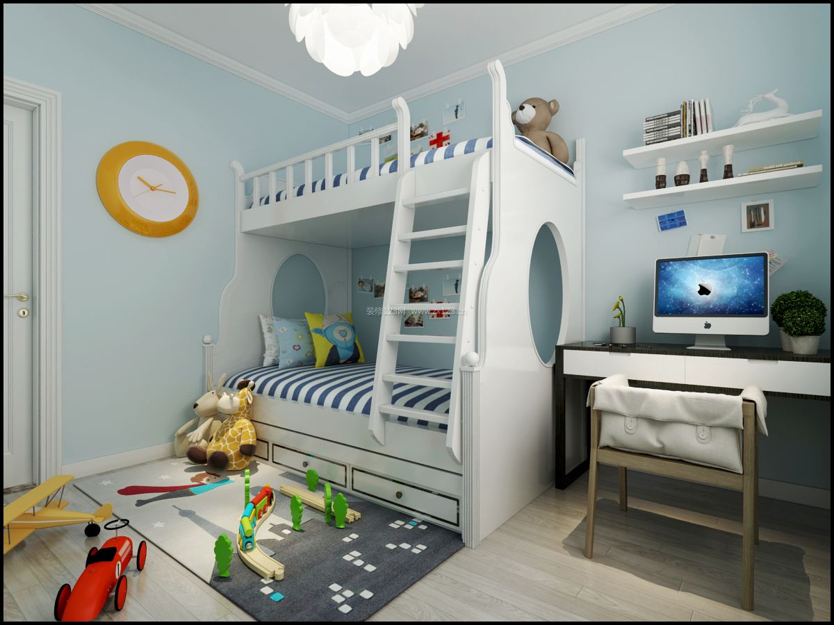 现代简约风格家居 2020儿童卧室装修效果图欣赏
