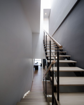 2023二层联排别墅室内楼梯设计图片