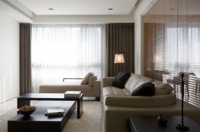 2023精致现代简约客厅真皮沙发装修效果图片