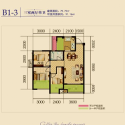 合力达卓越南城户型图