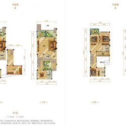 成都合院公园里户型图