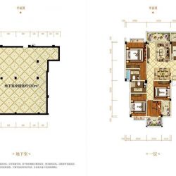 成都合院公园里户型图