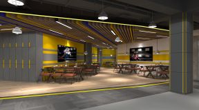 2023健身會所餐廳設計裝修效果圖
