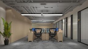 2023现代办公室实木办公桌椅装修效果图片大全