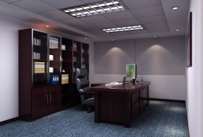 企业办公室装修 2020总经理办公室吊顶效果图
