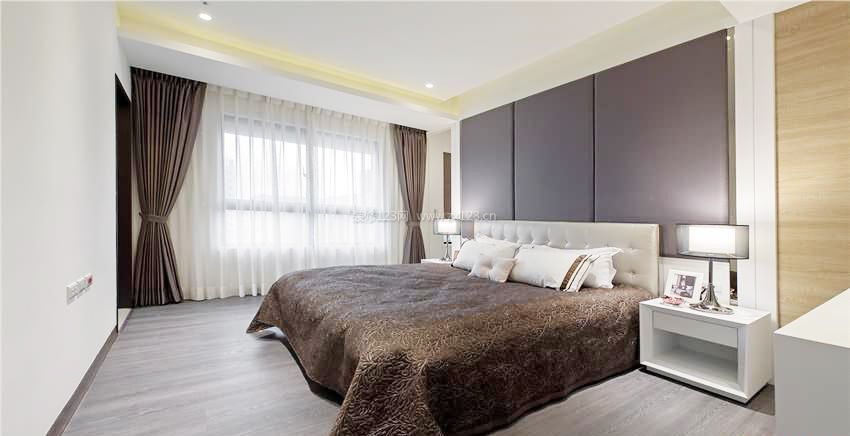 136㎡三室兩廳簡約風(fēng)格裝修案例圖