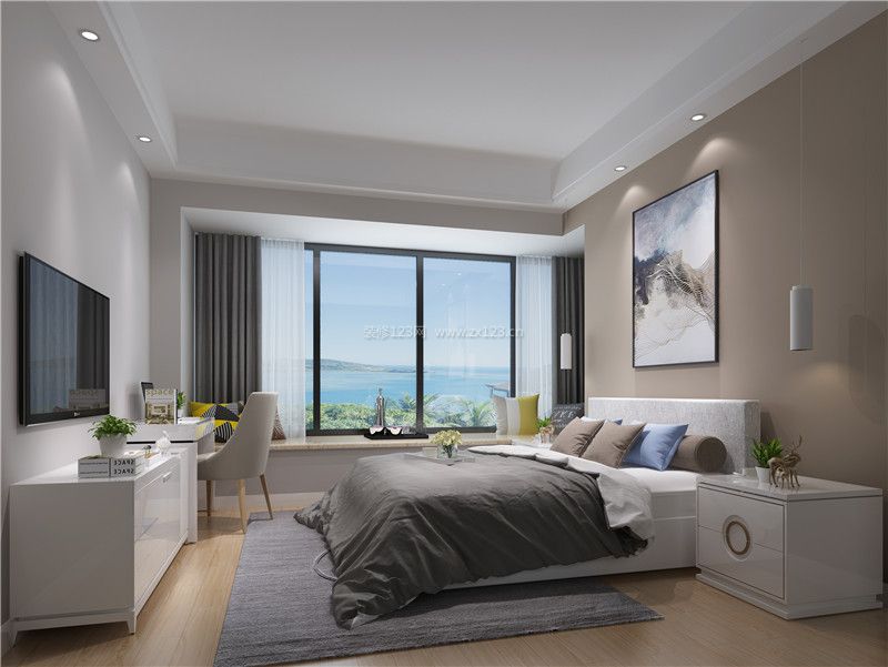 2020室内海景房卧室设计 2020卧室窗户设计效果图欣赏
