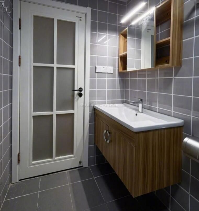 北欧风格室内洗手台设计图