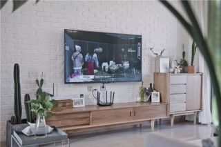 2023家装北欧风格电视墙设计效果图片