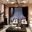 2023大气现代新中式客厅吊灯造型设计装修效果图片