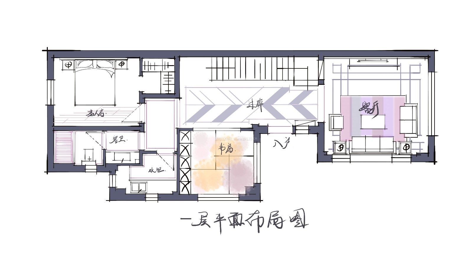 碧桂園300平米新中式風(fēng)格裝修案例