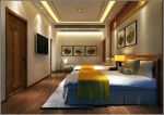 2023新中式别墅双人房间装修效果图
