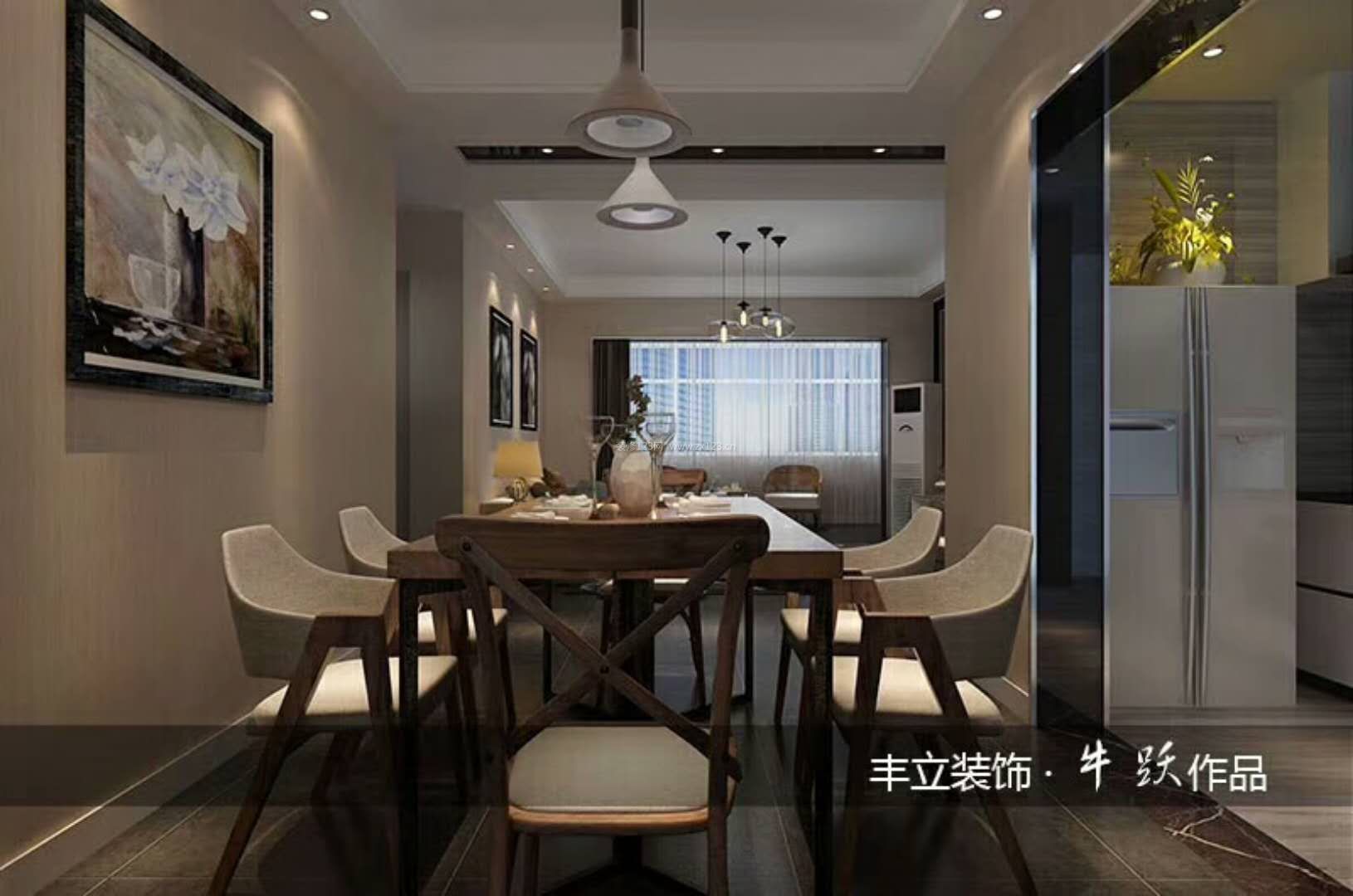 新中式餐厅装修效果图欣赏 2020餐厅红酒杯图片欣赏