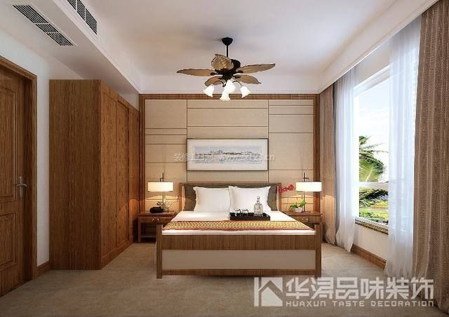 旺海公府兩房?jī)蓮d東南亞風(fēng)格裝修
