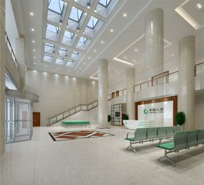 2020现代公司装饰效果图 公司大厅吊顶效果图