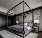 2023现代中式风格家居卧室床装修效果图