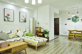 2023现代温馨家装新款客厅布艺沙发坐垫装修图片