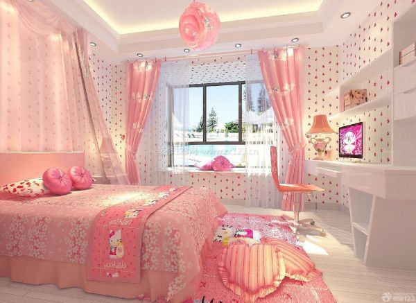 女孩从小都梦想有一个属于自己的公主房,一个集漂亮,甜蜜的私人房间