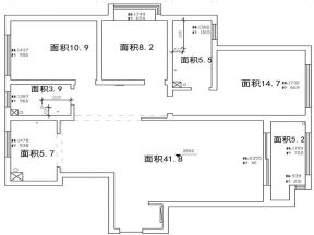 金茂湾140平米美式风格装修案例