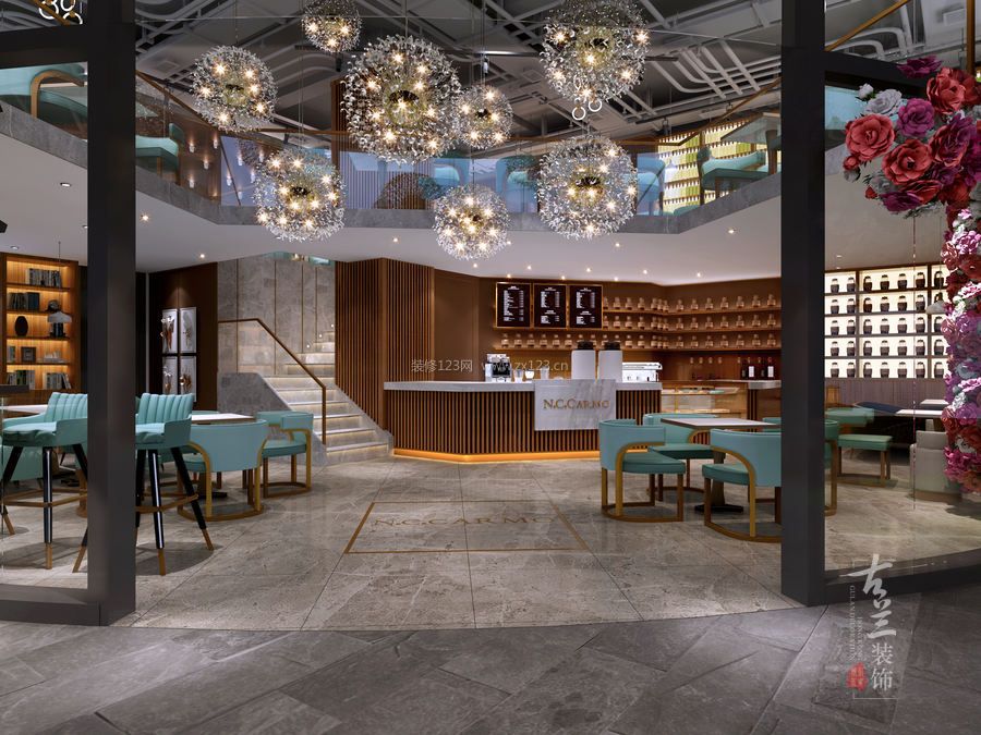2020咖啡厅水吧装修效果图 特色咖啡厅设计